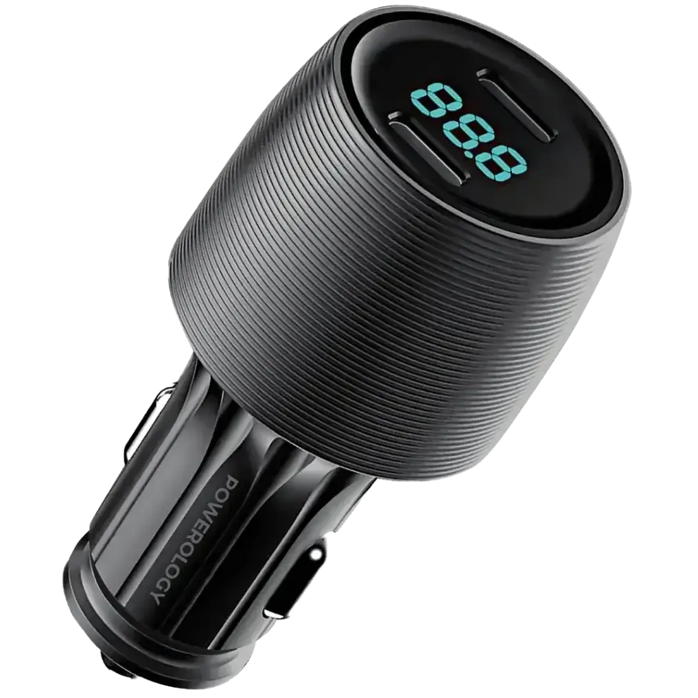 شارژر فندکی 2 پورت 66 وات Velox پاورولوژی (PCCSR021)