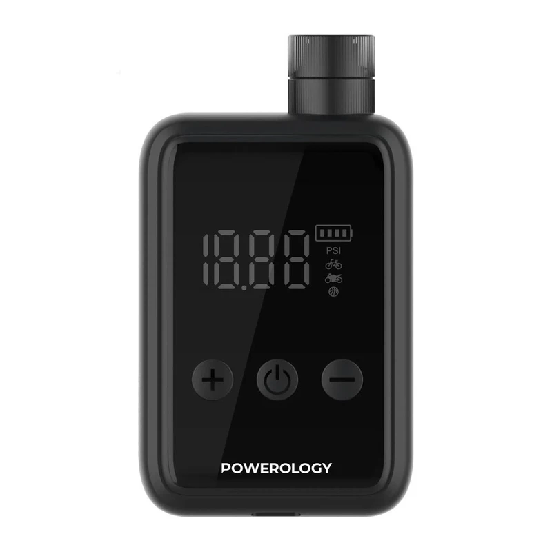 کمپرسور باد دوچرخه و موتور پاورولوژی مدل POWEROLOGY SUPER COMPACT TIRE INFLATOR P25CMAPBK