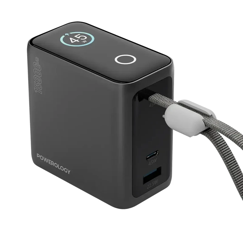 پاوربانک 15000 میلی آمپر پاورولوژی Powerology 15000mAh Mini Power Bank PP060