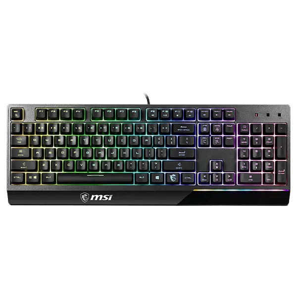 کیبورد مخصوص بازی ام اس آی مدل VIGOR GK30 black