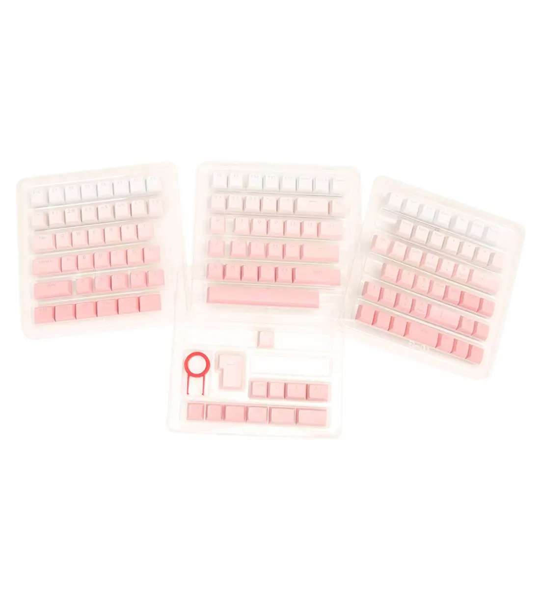 مجموعه کامل کلید کیبورد مکانیکال ردراگون مدل A139 Ombre pink