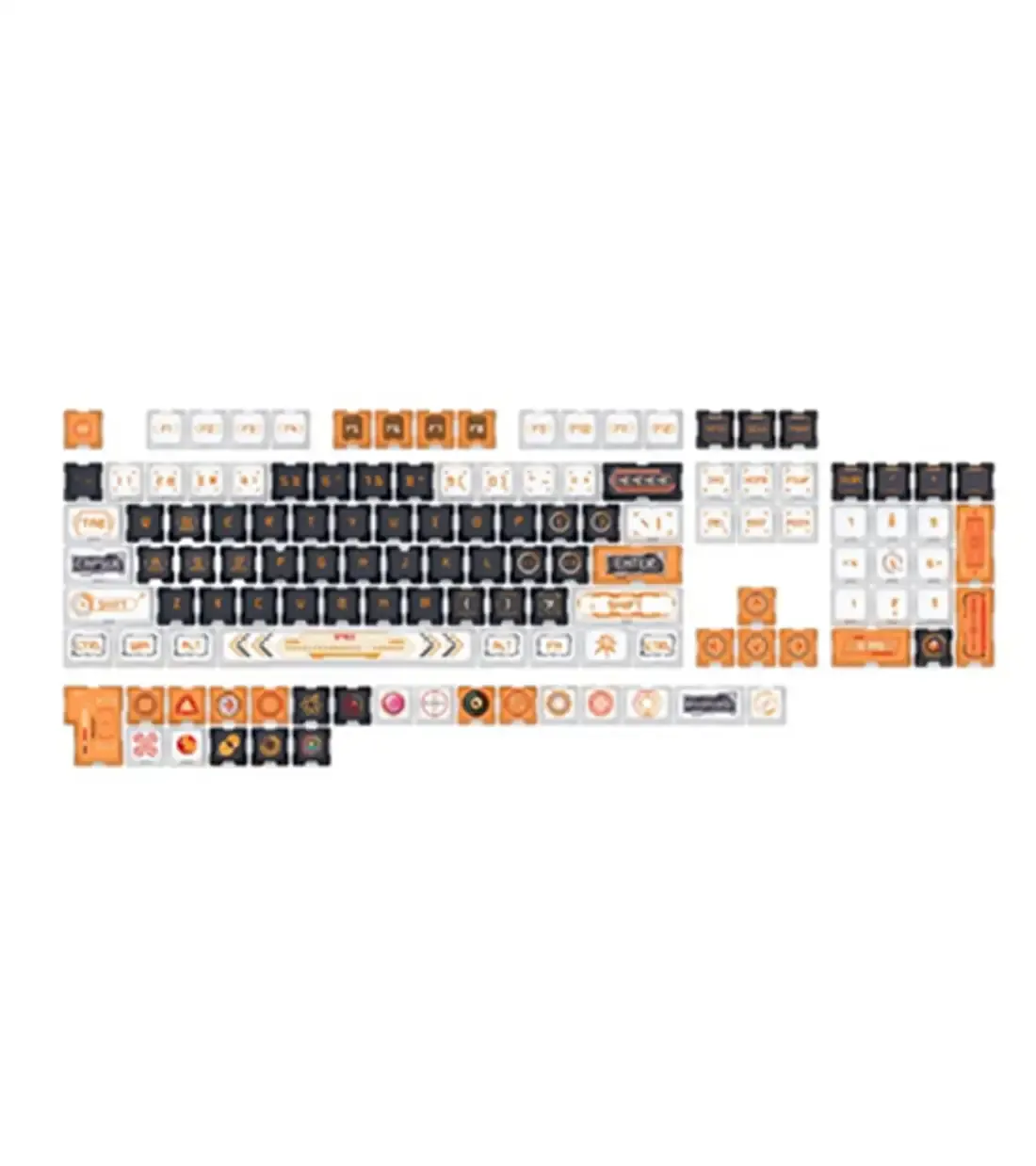 مجموعه کامل کلید کیبورد مکانیکال ردراگون مدل A143 PBT