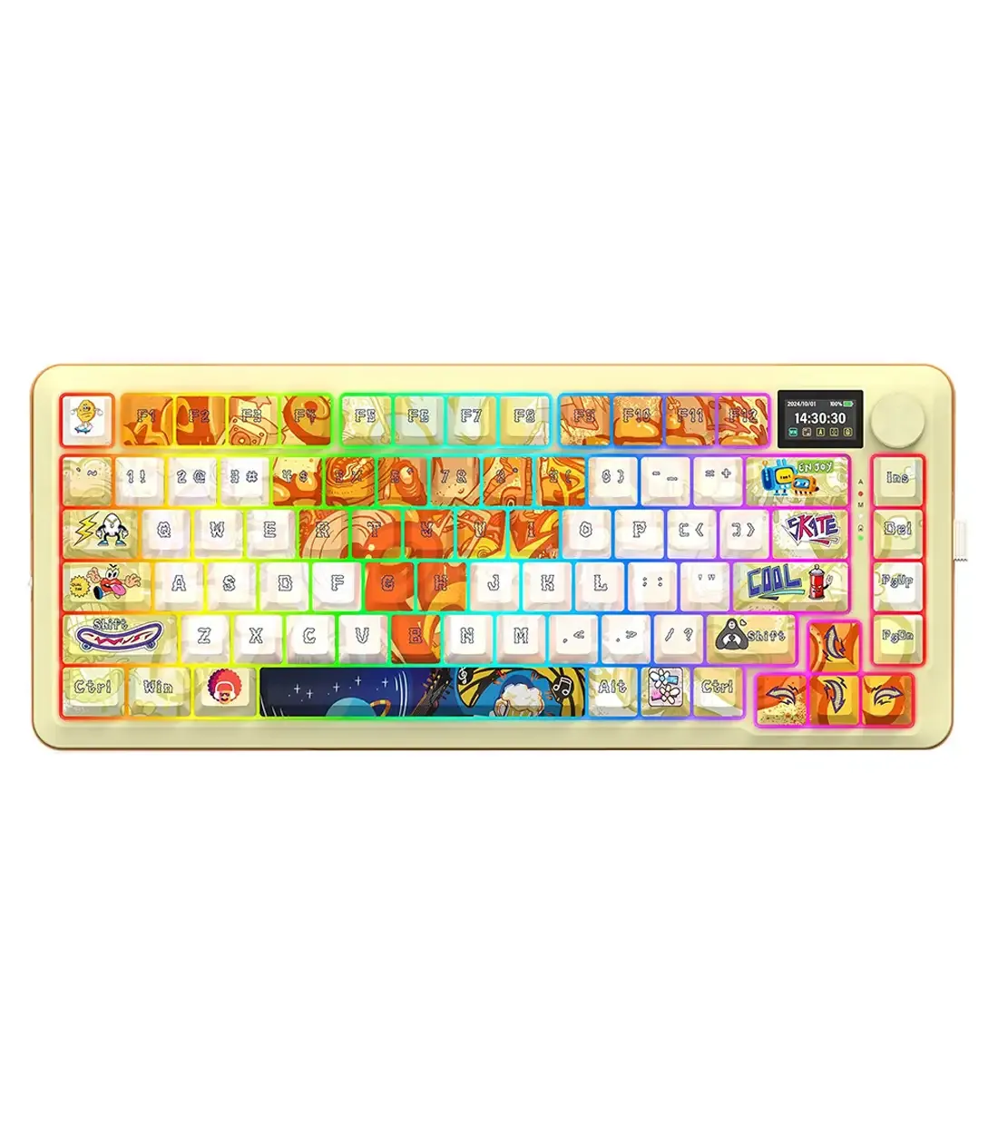 کیبورد مخصوص بازی ردراگون مدل FLEKACT K708 GF PRO RGB