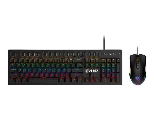 کیبورد و موس مخصوص بازی ام اس آی مدل FORGE GK300 COMBO