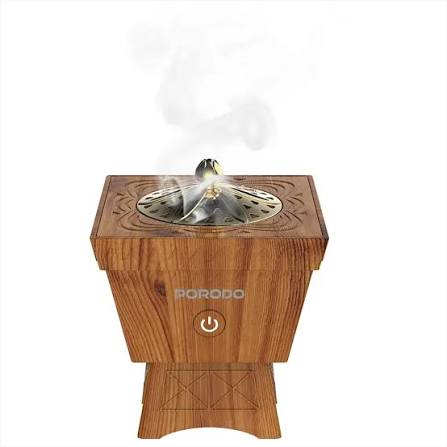 بخورسوز و رایحه‌ساز پرودو مدل Classic Wood-Finish Incense Burner PDLFSTB10BR